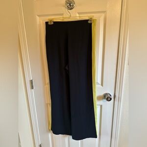 Weekday Black and Yellow Wide Leg Pants